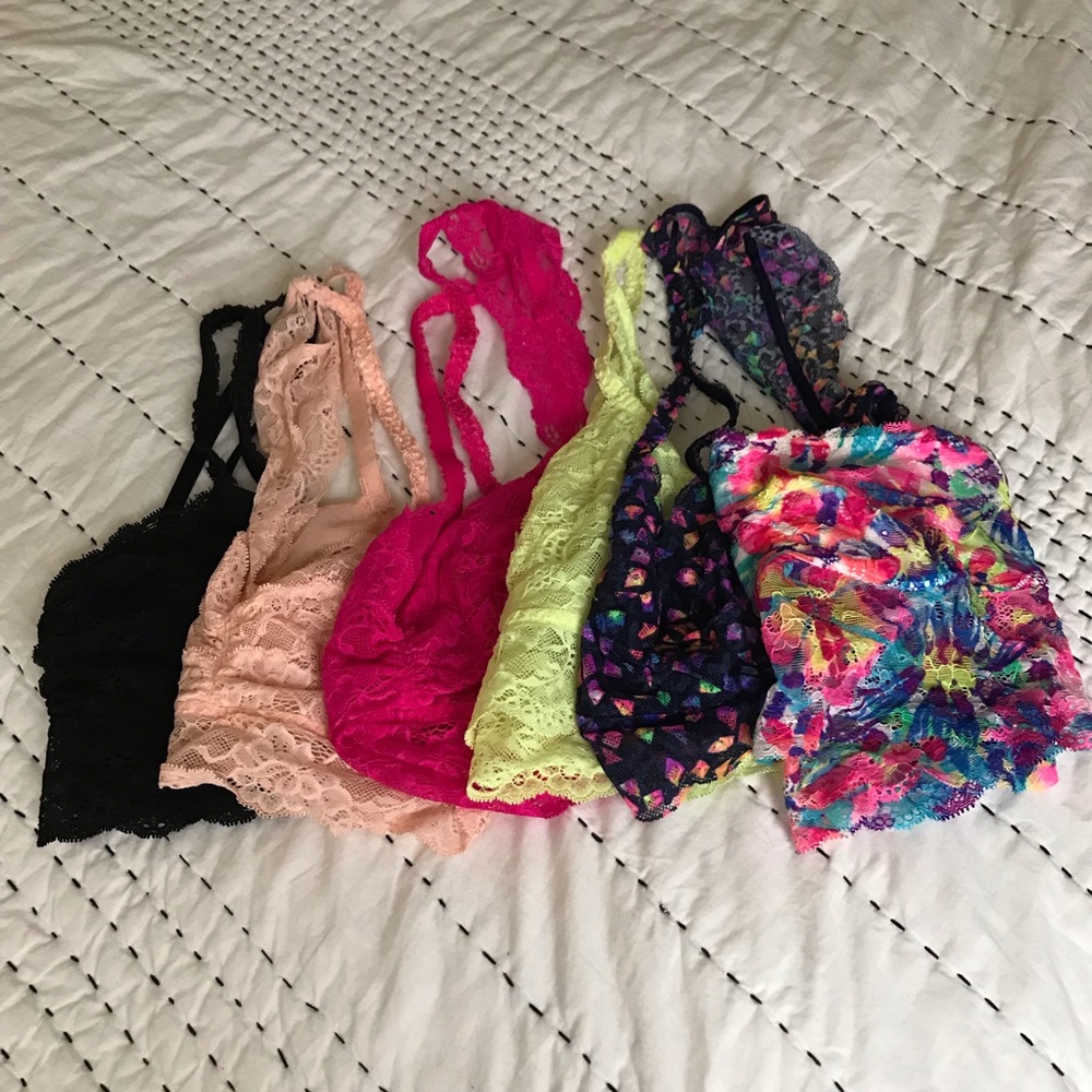 Lot of VS Bralettes (6!)
